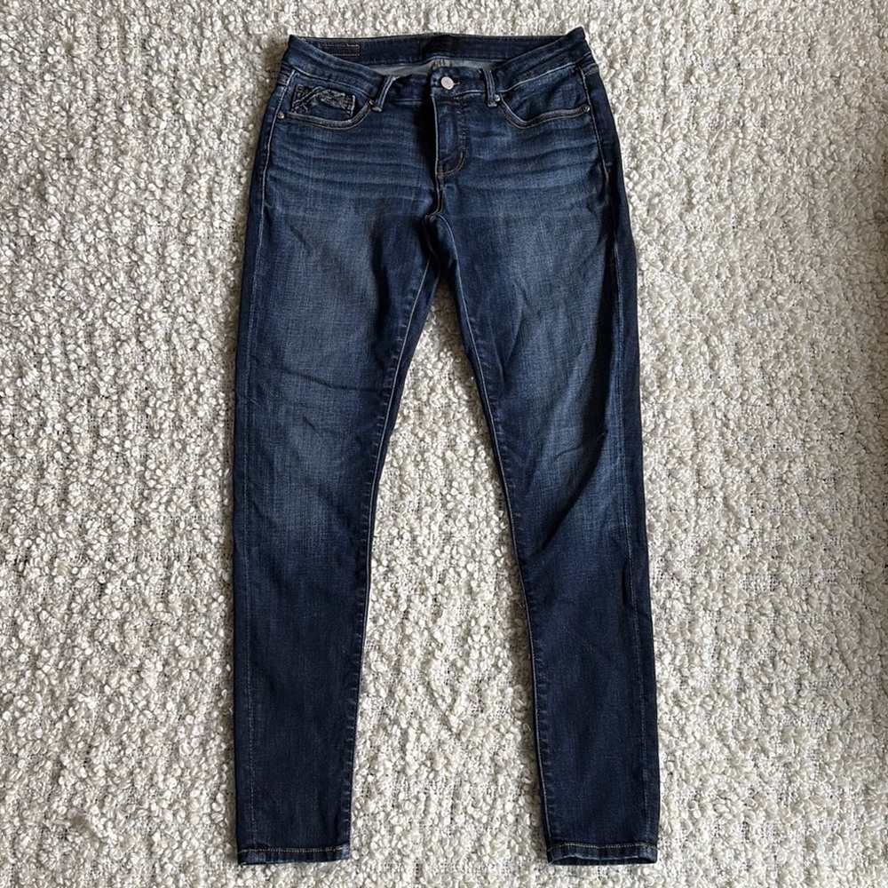 Buckle Dark Blue Women's Jeans